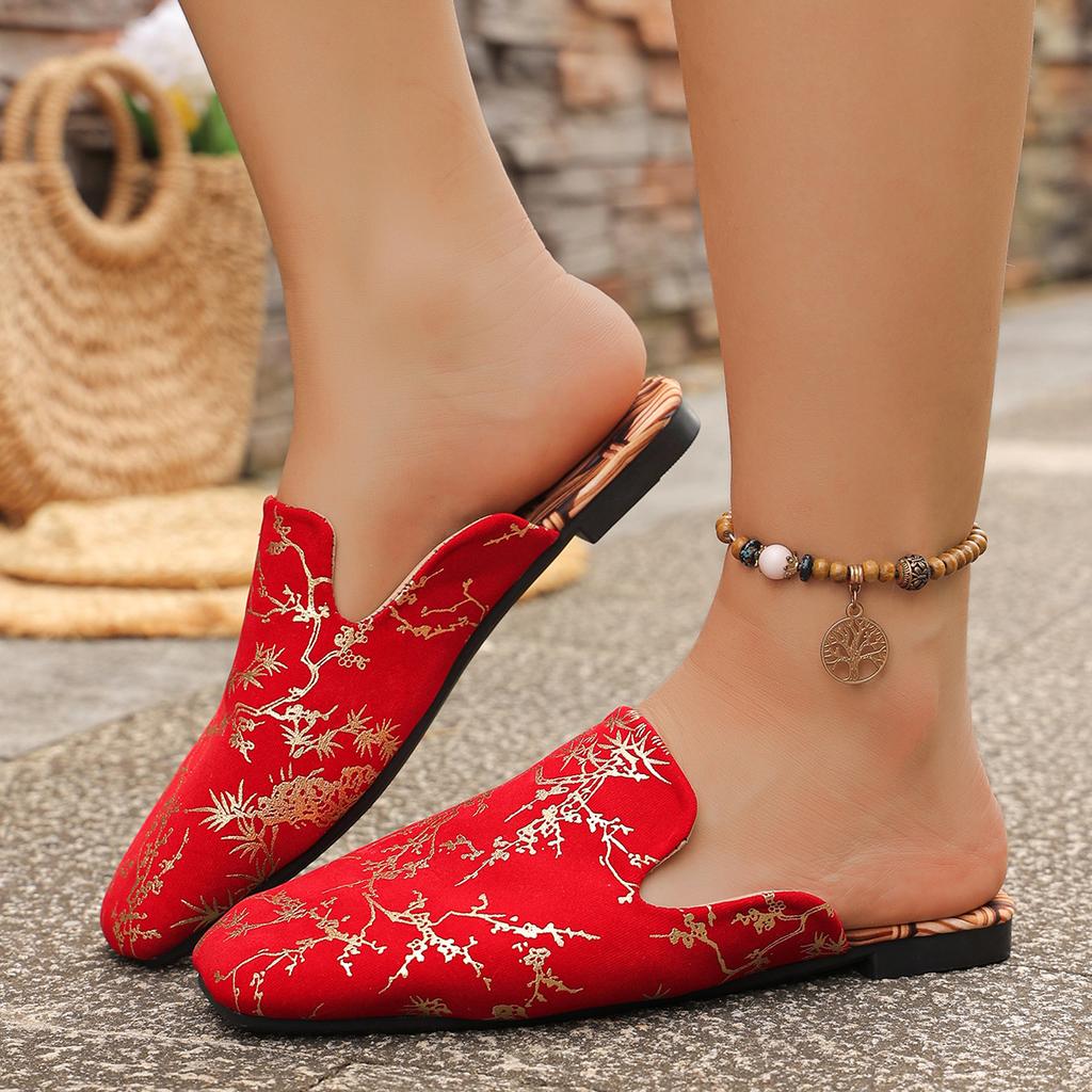 Fashion Women Pointed Toe Slippers Fashion Walking Comfortable Slippers Shallow Casual Sandals Breathable Non Slip Shoes Slides Women