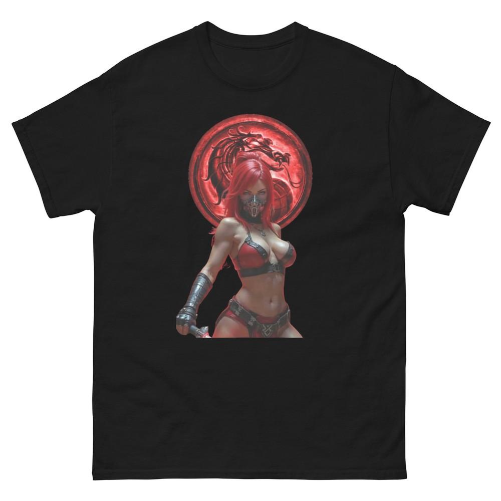 Skarlet Mortal Kombat Tee Video Game Character Gamer Apparel MK9 T-shirt