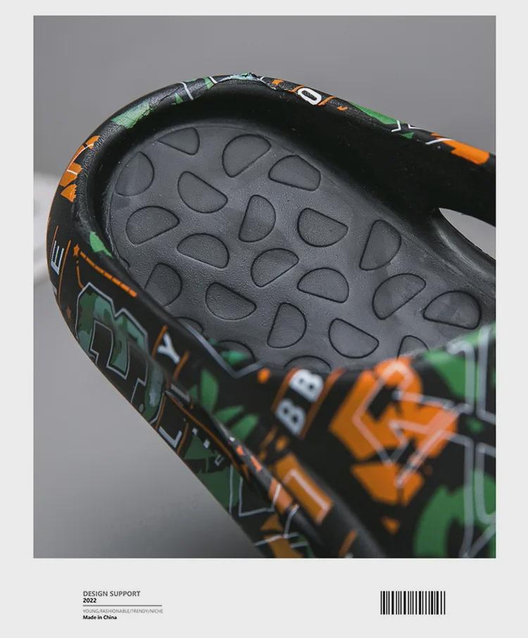 Męskie Lekkie Antypoślizgowe Klapki Casual w Dużych Rozmiarach - Modne Sandały Sportowe Outdoor