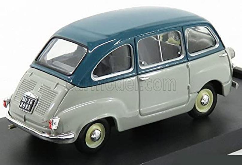 Blum Scale Fiat 600 Multipla 1A Series 1956 BRUMM FIAT 600 MULTIPLA 1A SERIE 1/43 Blue/Gray