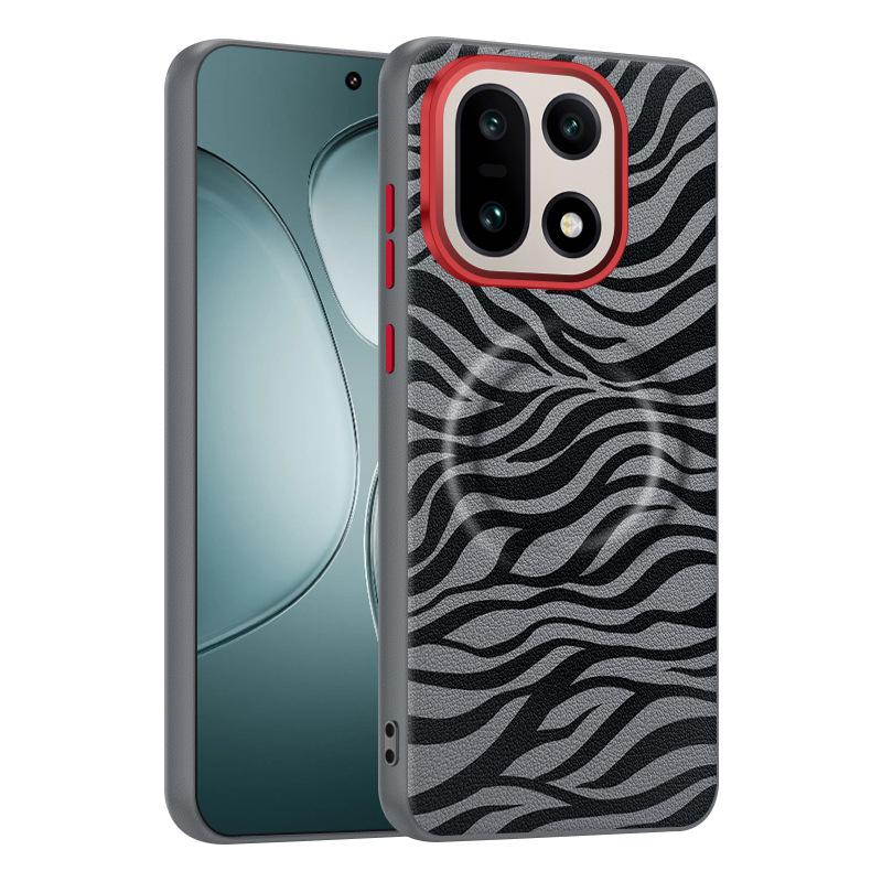 

For OnePlus 15 15R Ace 6 1+ 15 15R Case Dairy Cow Zebra Leather Magnetic Suction Keys Lens Frame Anti-Fingerprint Soft Cover Artificial leather&OnePlus Ace 6