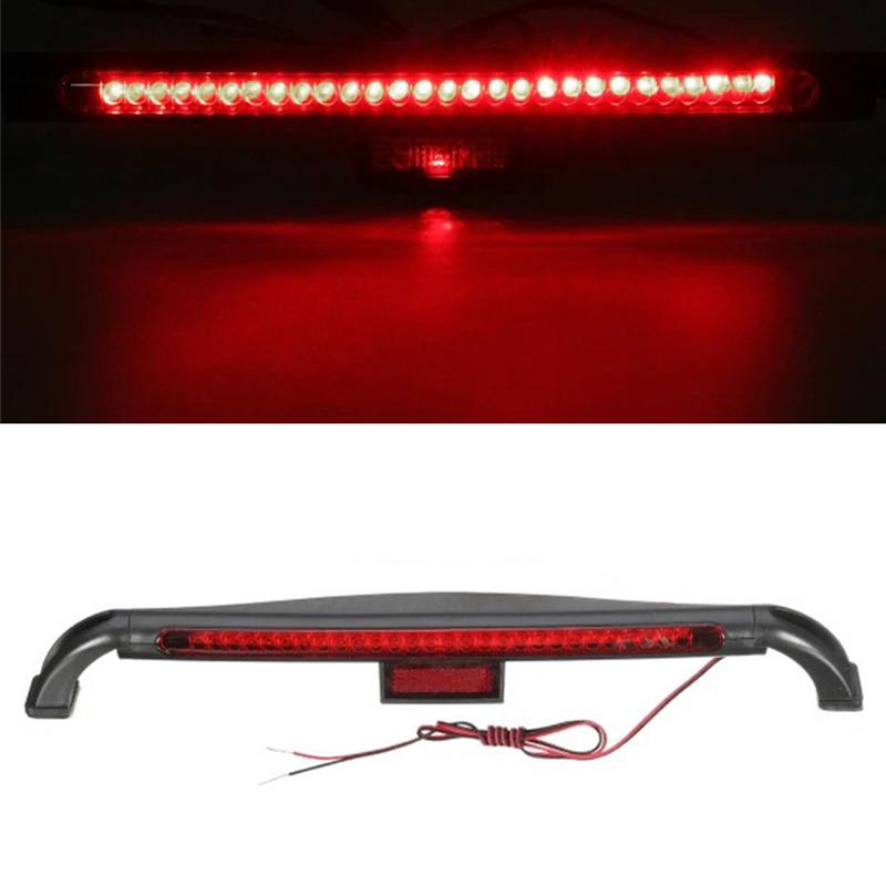 Universal 12V Car Third Brake Lights Bar Rear Parking Signal Lamp 28 LED Truck High Mount Stop Warning Light