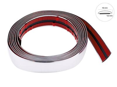Decorative Strip, Chrome, 40 Mm X 5 M (58993)