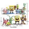 Spongebob Squarepants Patrick Star Squidward Pvc Figure Toy Set For Children 8pcs/lot