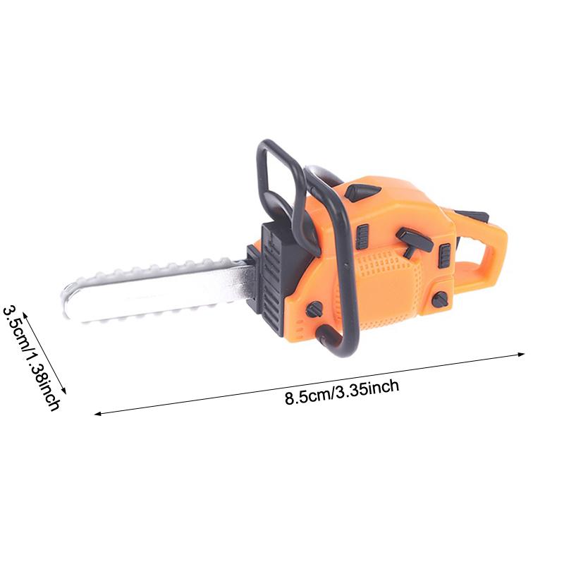 1 Stück 1:12 Puppenhaus Miniatur Kettensäge Rasenmäher Modell Simulation Reparaturwerkzeug