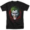 The Joker Drip Logo T Shirt Licensed Comic Book Tee Black