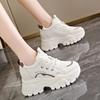 Fashion Thick Soled Women's Sports Shoes 2024 New Mesh Soft Sole Increased Height Inside Versatile Casual Sports Shoes