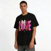 Love Like Jesus Heart Print Casual Tee Christian Valentine's Top Pure Cotton T-shirt