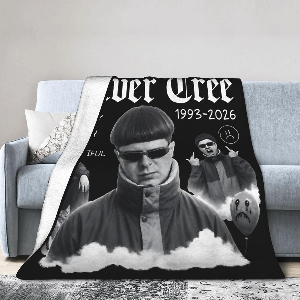 Oliver Tree Riposa in Pace 1993-2023 Coperte Morbide in Velluto per Divano Ufficio Tappeto Morbido per Letto