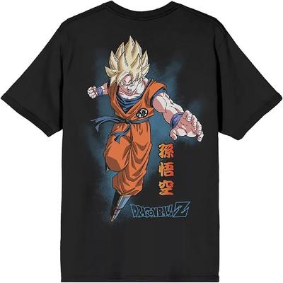 Dragon Ball Z T-Shirt Men's Goku Super Saiyan Anime Two-Sided Adult Top