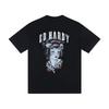 Trapstar American Street Hip-hop Letter Portrait Women's Summer Pure Cotton Loose Short-sleeved T-shirts for Both Men and Women