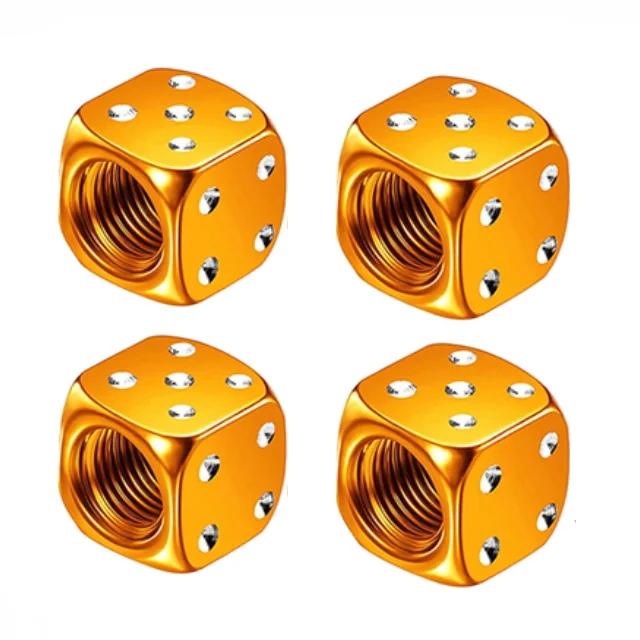 Bouchons De Valve De Pneu De Roue De Voiture En Alliage D'aluminium, Couvercles De Tige De Jante De Pneu, Étanche À La Poussière D'air Pour Automob