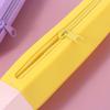 Soft Material Pencil Shape Bag Easy To Clean Soft Pencil Case  Stationery Storage