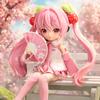 Hatsune Miku Sakura Miku Q version Miracle Edition Singer Action Figure Joint Mobility Assembly Toy Doll Gift