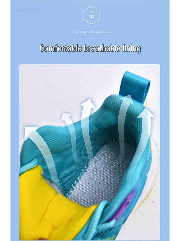 Kids' Non-slip Breathable Basketball Shoes for Spring & Autumn 2025