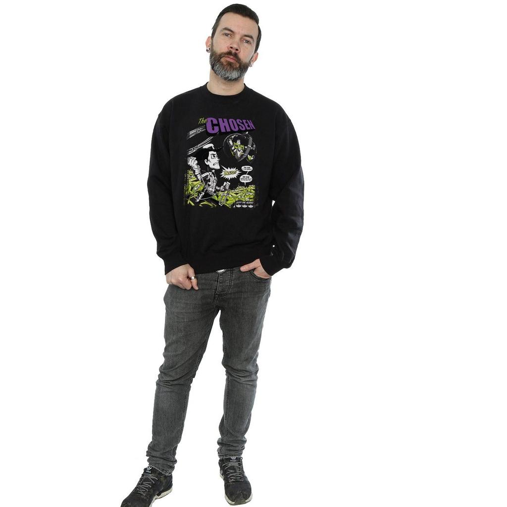 Disney Mens Toy Story Comic Cover Sweatshirt