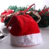 Light Up Christmas Hats Santa Claus Hats With LED Lights Christmas Party Hats Short Plush Christmas Holiday Hat For Kids &