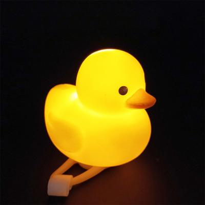 Cute Duck Kids Bike Bicycle Handlebar Horn Children Tricycle Scooter Bell Light