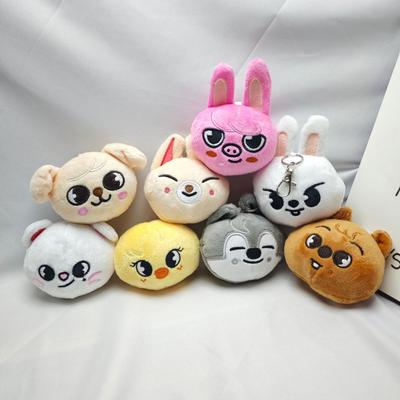 Porte-clés en peluche dessin animé Pendentif de sac Accessoires Porte-clés Collection de fans Jouet