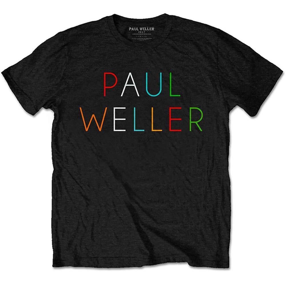 Men s Paul Weller Milticolour Logo Slim Fit T-shirt X-Large Black XXXXL