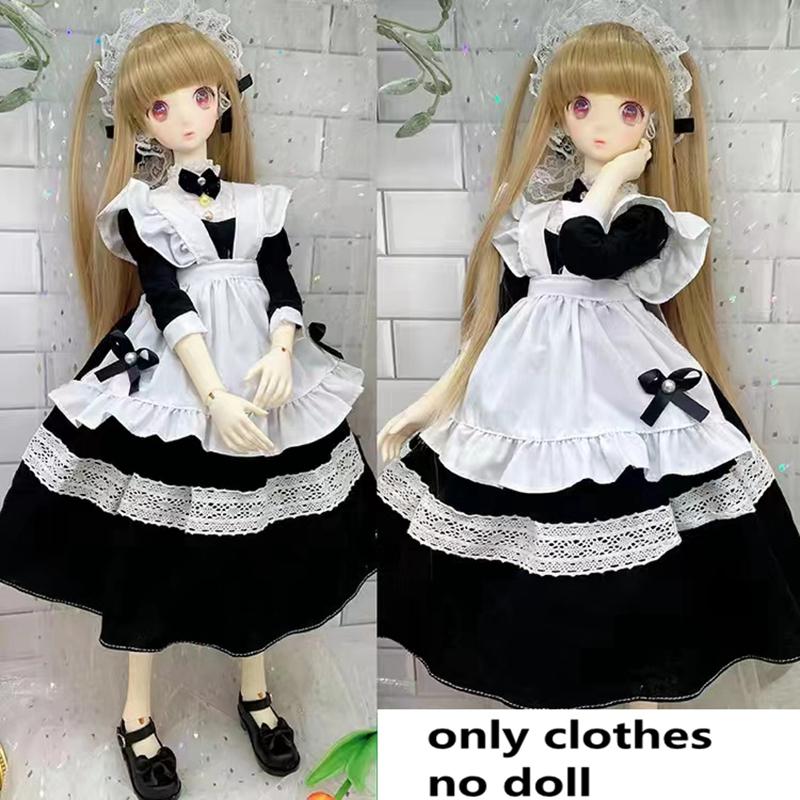 60CM BJD Puppe Niedliche Kleidung Nur Puppenkleidung für 1/3 Puppenzubehör DIY Kinderspielzeug Kawaii Mode Puppenzubehör Spielzeug