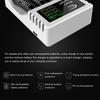 Stable LED Indicator Portable Intelligent Battery Charger Adapter Fast Charging Dock 4 Slot