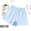 Spring and Summer New Cotton and Linen Shorts Women's Outer Wear Thin A- Shown Wide Leg High Waist Slimming Plus Size Loose Casual Shorts for Women