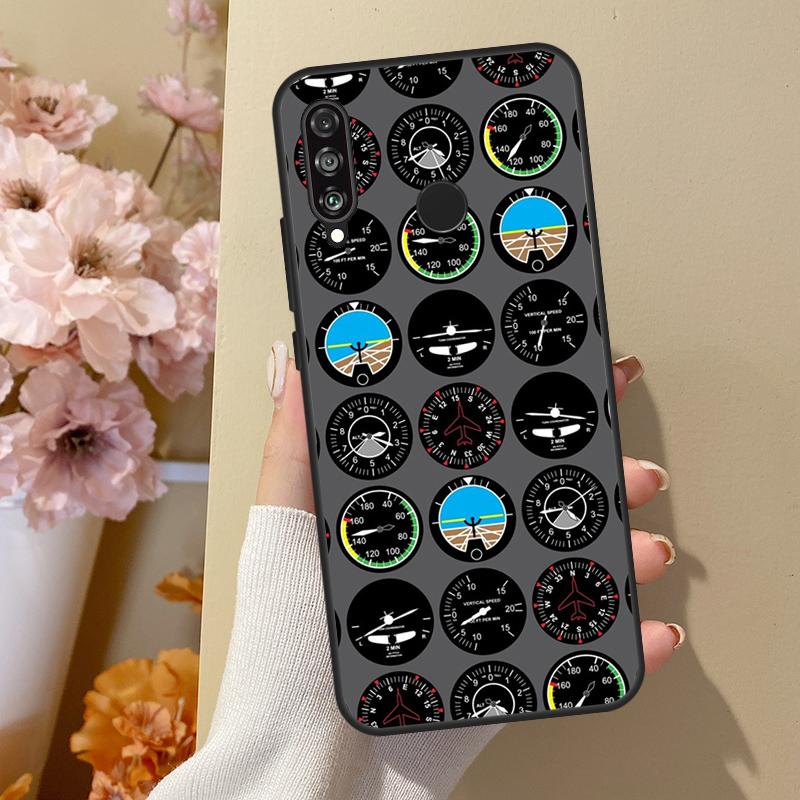 

Aviation Aeroplane Pilot Cockpit For Huawei Nova 10 SE 9 3i 7i 8i 11i 12i Y73 Y90 Y70 Y72 Y61 Y91 P60 Pro P40 P30 Lite Case Huawei Nova Y61