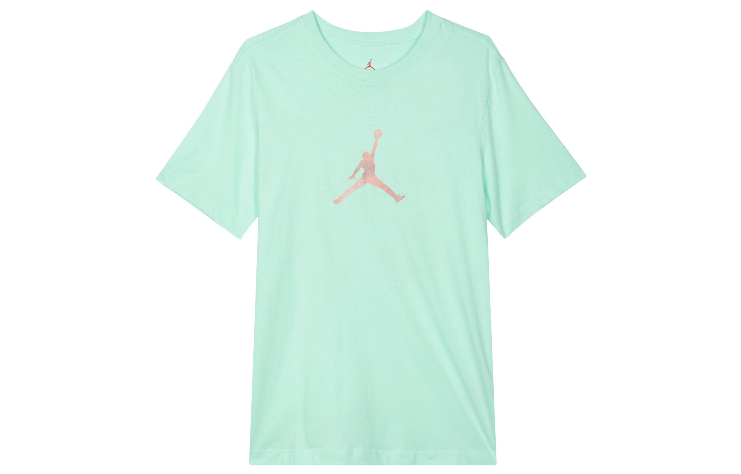 Jordan T-Shirt Herren Schaumstoff Minzgrün M white
