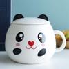 Pink Meatball Cartoon Panda Ceramic Mug Blind Box