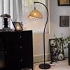 Vintage Wabi-sabi Fishing Floor Lamp for Living Room, Bedroom, or Study