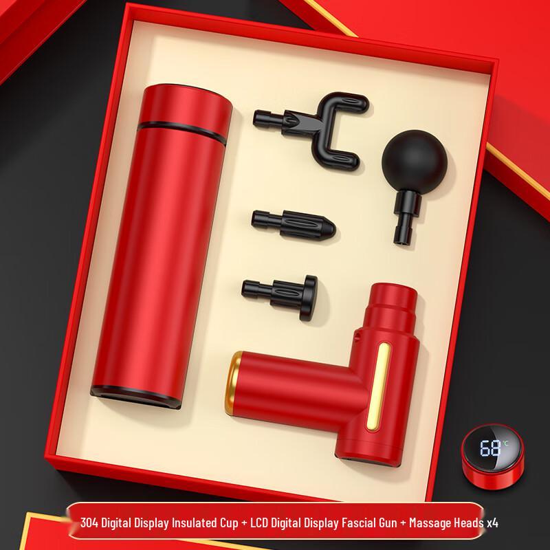 Ally Gift Set with Stainless Steel Cup and Massage Gun