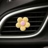 Cute Flower Car Perfume Clip Aromatherapy Air Conditioning Ventilation Ornaments Car Interior Decoration Supplies Car Scent