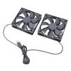 12cm USB Powered Double Cooling Fan 5V for Electronics and Pet Houses with Oil Bearing 1400RPM