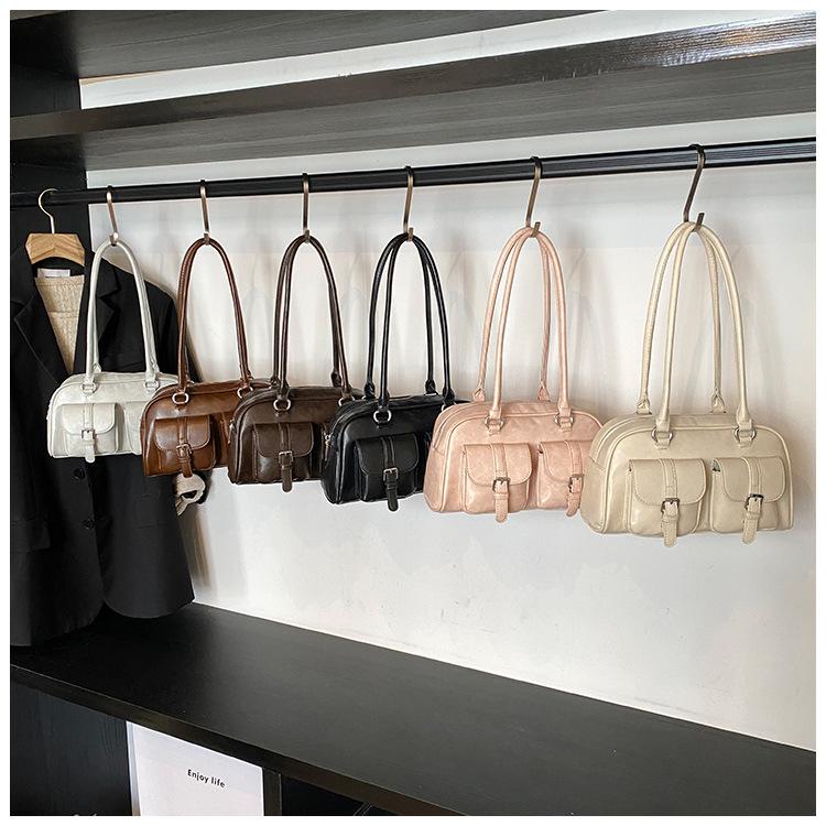 Large-capacity bag women's summer versatile 2025 new casual niche design shoulder underarm bag work commuter bag