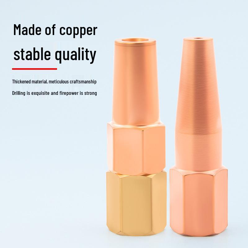 Pure Copper H01-6 Plum Blossom & H01-12 Propane Welding Nozzle for Liquefied Gas, Coal Gas, Acetylene Injection Welding Tips.
