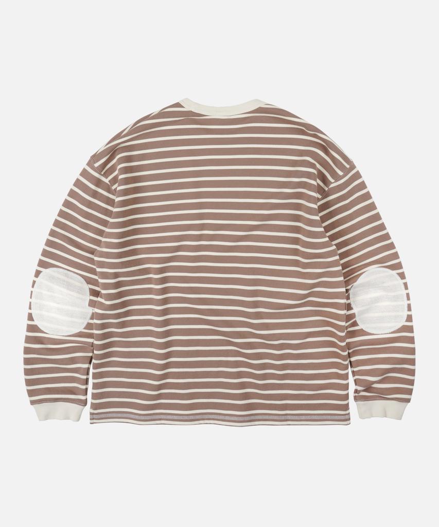 FRIZMWORKS Loop Patch Stripe Tee _ Mocha