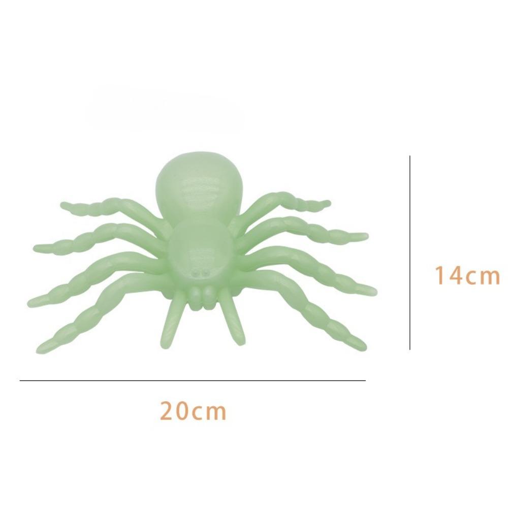 Halloween Plush Spider, Fluorescent Spider, Black Spider, Scene Decoration Props, Haunted House Prank Gifts