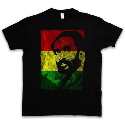 HAILE SELASSIE PORTRAIT III T SHIRT Lion of Judah Ethiopia Rastafari Jamaika
