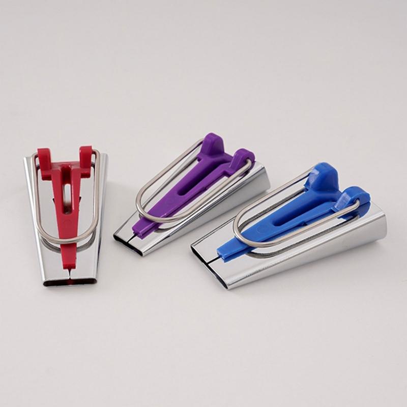 Bias Tape Makers Kits Fabric Bias Tape Maker Tool 6/9/12/15/18/21/25mm Bias Binding Maker Tape Maker Tool Set for Sewing