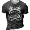 Letné tričko na motorku pre mužov Motorkár 3D tlač Vintage tričko s krátkym rukávom Staré pánske tričko Homme Moto tričko Racing Camiseta