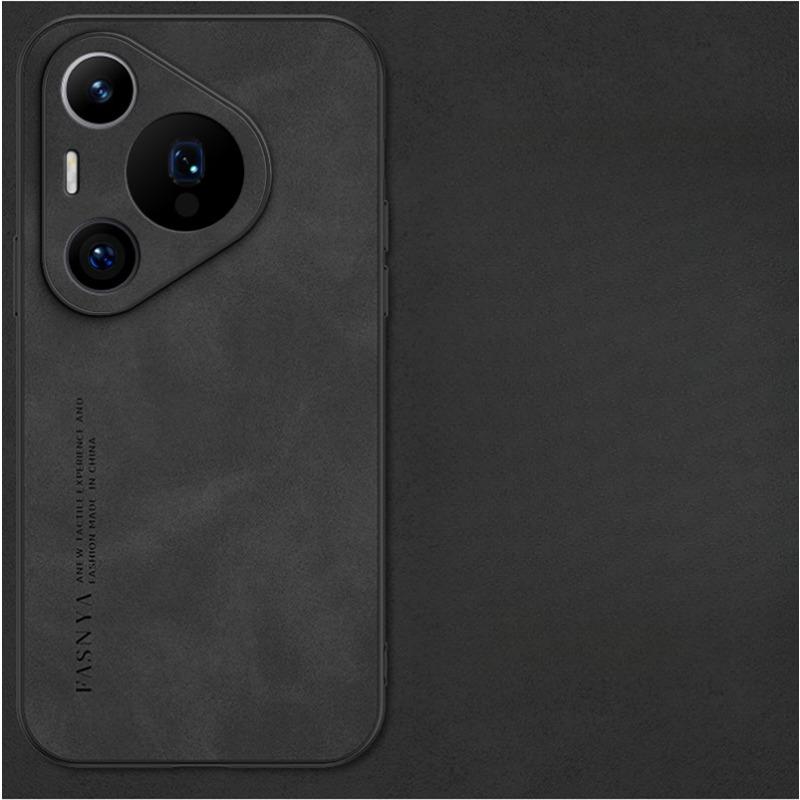 

Подходит для кожаного чехла для мобильного телефона Huawei Mate70Pro Honor 300 Полная защита от падений Защитный чехол Mt60 Nova13 Honor 200Pro чёрный