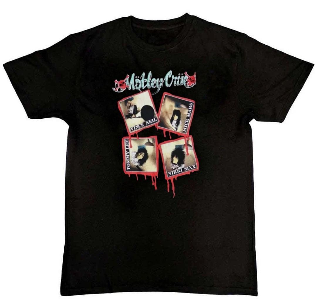 vintage 1989 Motley Crue Kickstart My Heart Mens T-Shirt S-4XL XXXXL