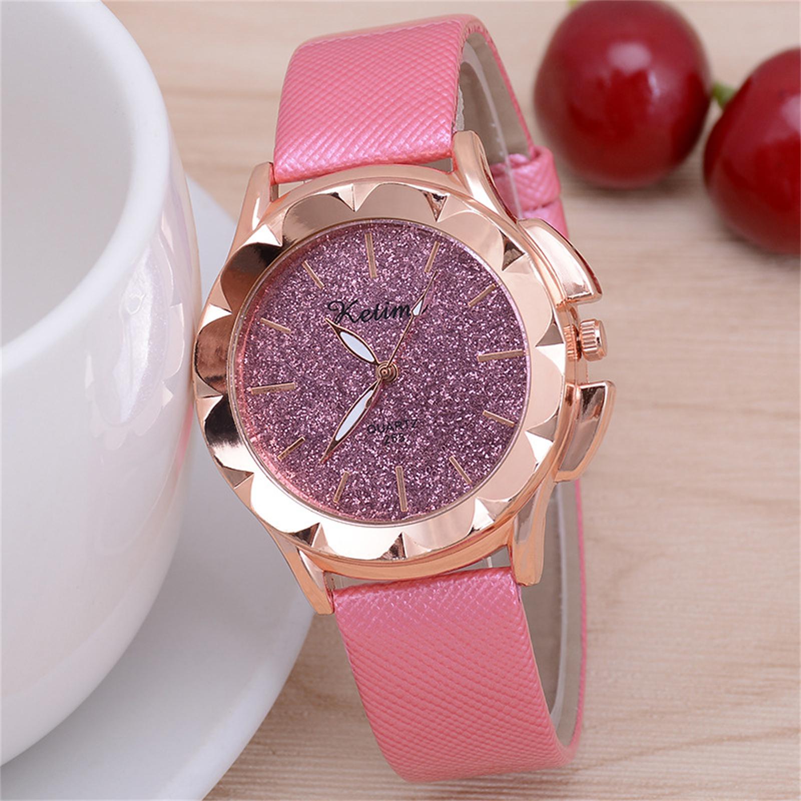 

Женские модные кожаные часы One Size