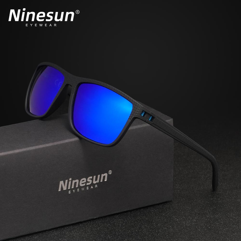 NINESUN New Fashion Men/Women Sunglasses Classic Mirror Lens Polarized UV400 Glasses Large Frame High Quality Driving Eyewear
