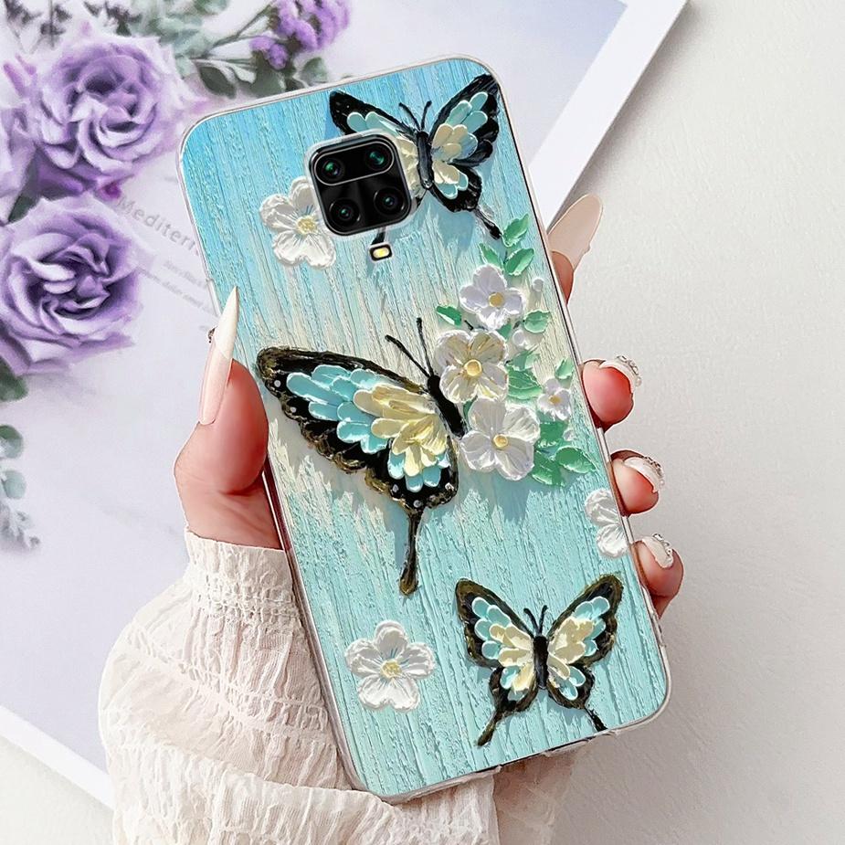 For Xiaomi Redmi Note 9 Pro Case Luxury Painted Cover Soft Silicone Phone Case For Redmi Note 9 Pro Max Note9 S 9S Fundas Bumper
