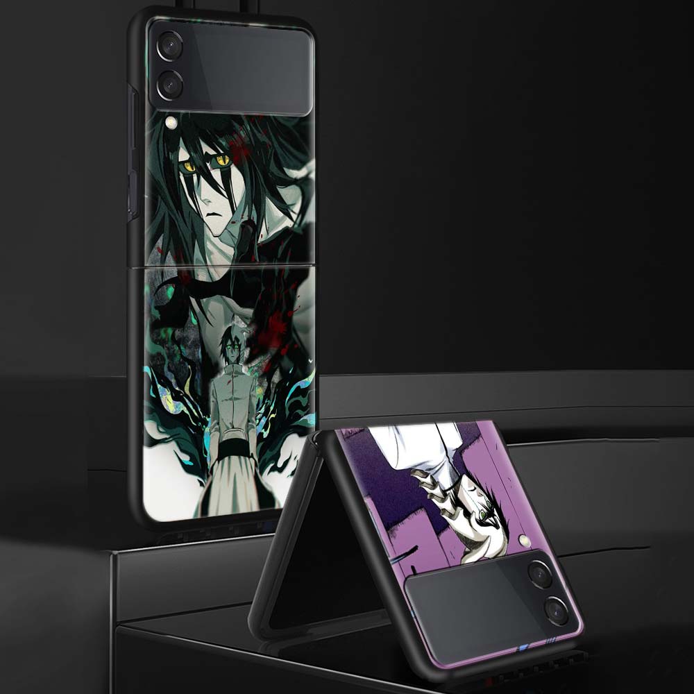 Bleach Ulquiorra Cifer 4 Phone Case For Samsung Galaxy Z Flip 7 6 5 4 3 5G Shockproof Cover Z Flip7 Flip6 ZFlip5 Flip3 Flip4 Lux