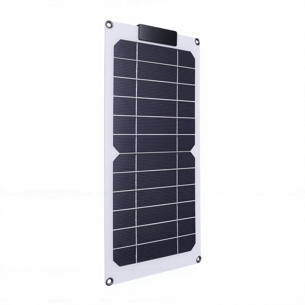 Portable Solar Panel 20W 2 Type C Ports High Efficiency Monocrystalline Solar Panel Charger for Phone Tablet