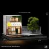 Miniature Scene of Japanese-style Fujiwara Tofu Shop for 1/64 Scake Car Model Double-layer Simulation Stereo Scene with Lighting