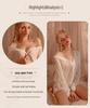 Yi Yue Sheer Lingerie Boyfriend Shirt Nightwear Set 8606